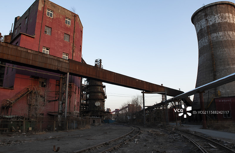 首钢迁移后遗址图片素材
