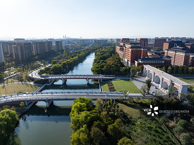 浙江大学紫金港校区图片素材