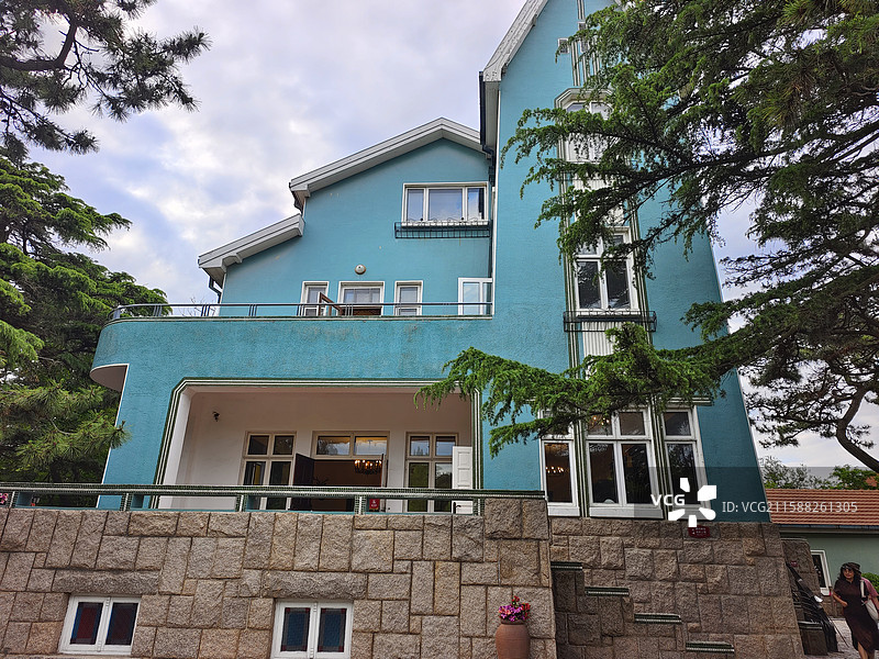 青岛八大关公主楼图片素材