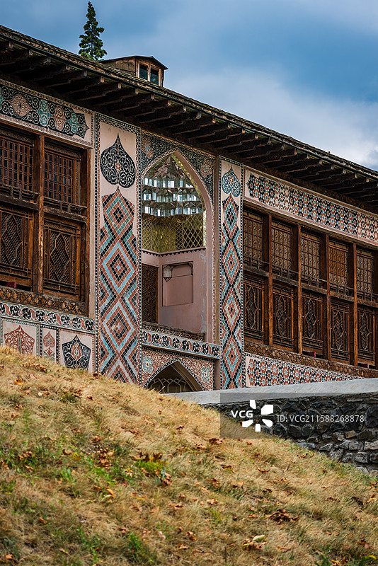 阿塞拜疆-舍基城堡/舍基汗宫图片素材