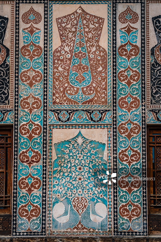 阿塞拜疆-舍基城堡/舍基汗宫图片素材