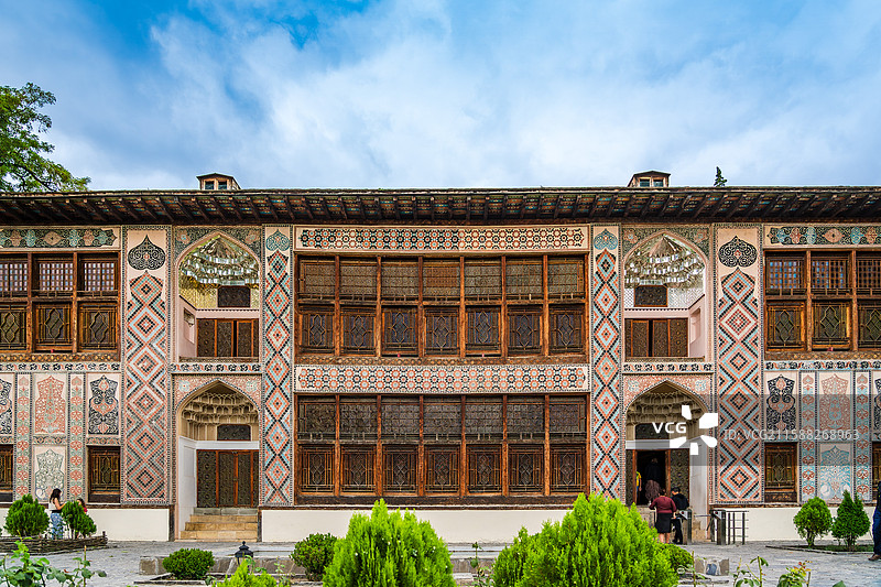 阿塞拜疆-舍基城堡/舍基汗宫图片素材