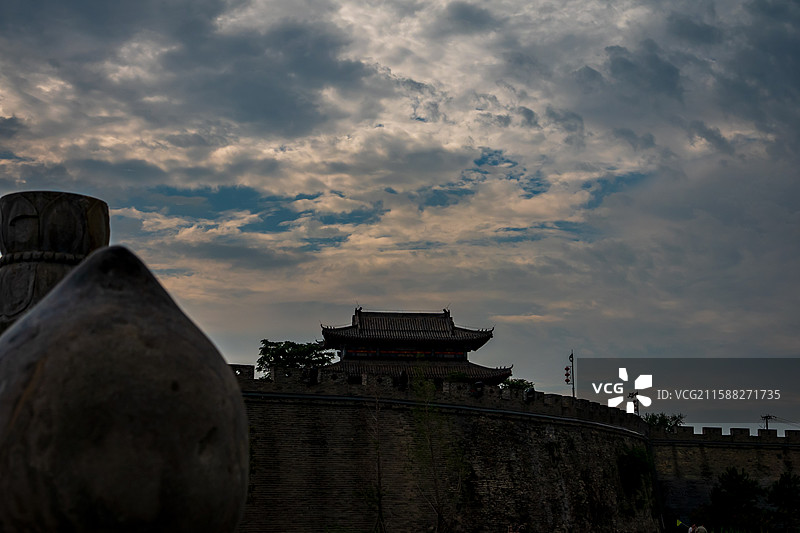 邯郸永年，广府古城图片素材