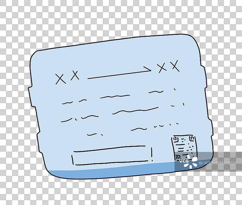 空白纸质火车票图片素材