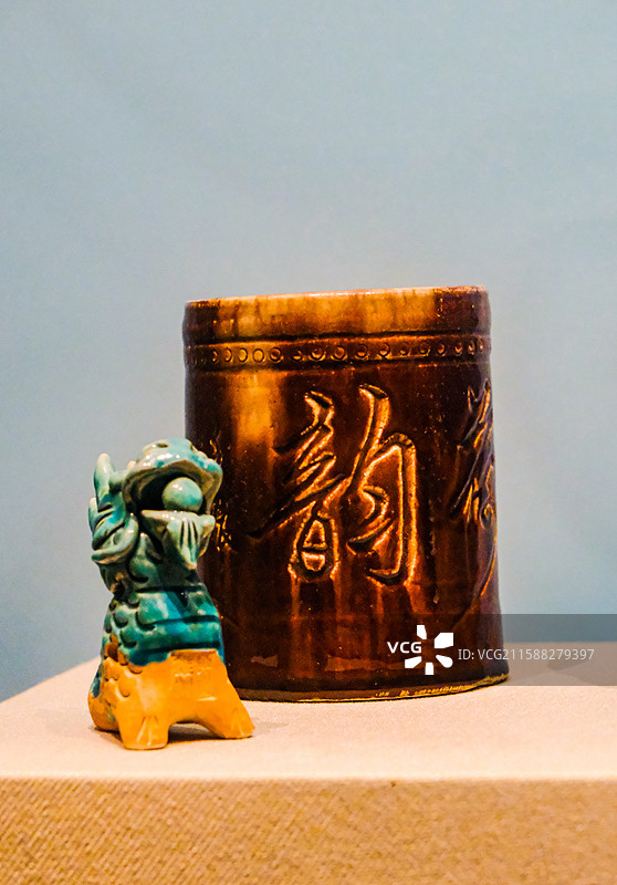 贵州非遗博物馆藏品 ，非物质文化遗产，中国贵州黔南平塘牙舟陶器 ，牙舟陶艺，牙舟陶器图片素材