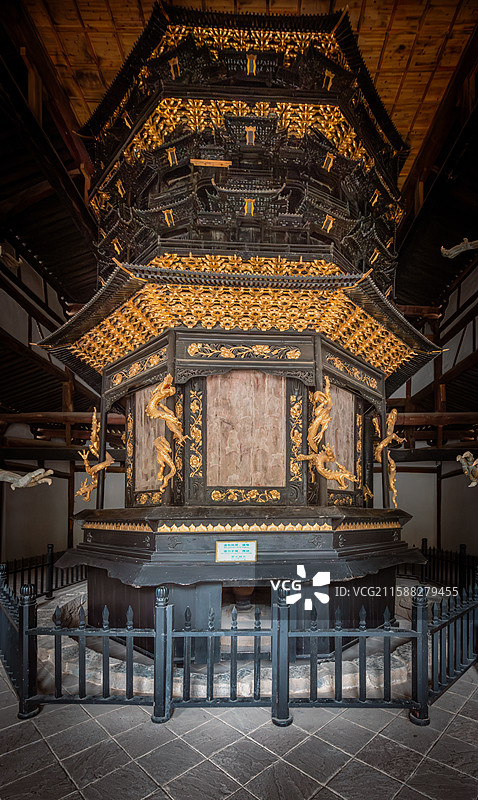 江油窦圌山云岩寺飞天藏图片素材