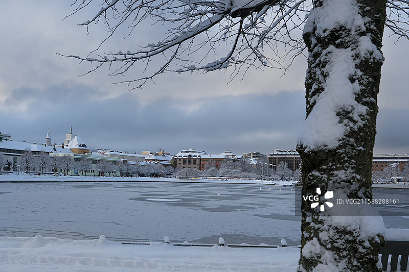 挪威卑尔根冬季风光图片素材