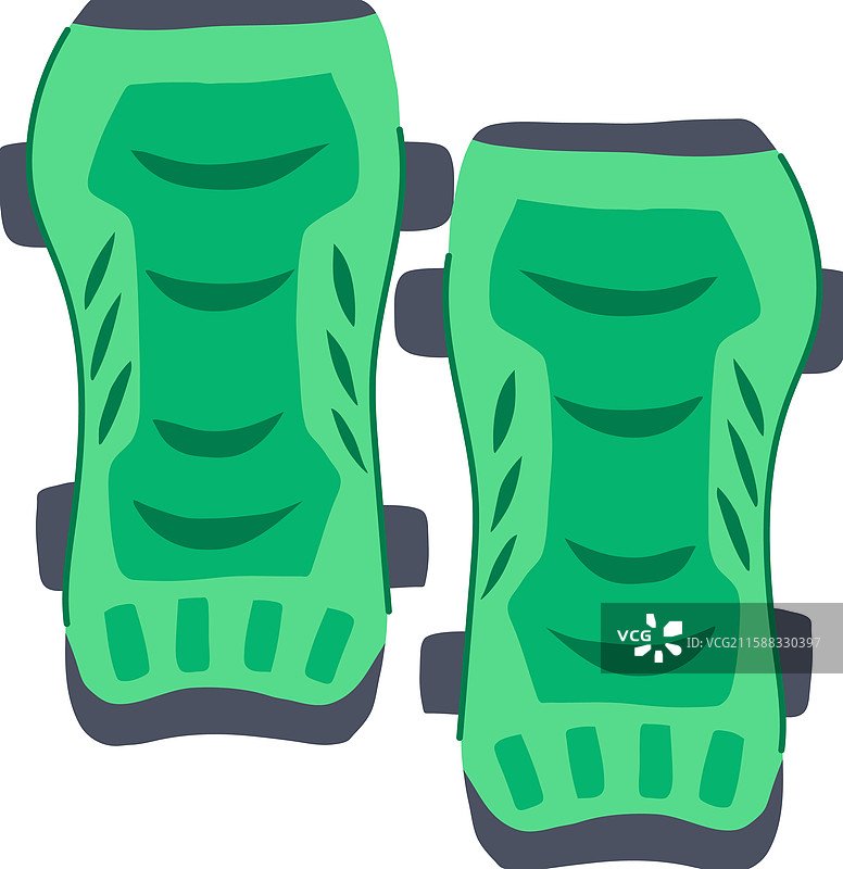 成人护腿板卡通图案图片素材