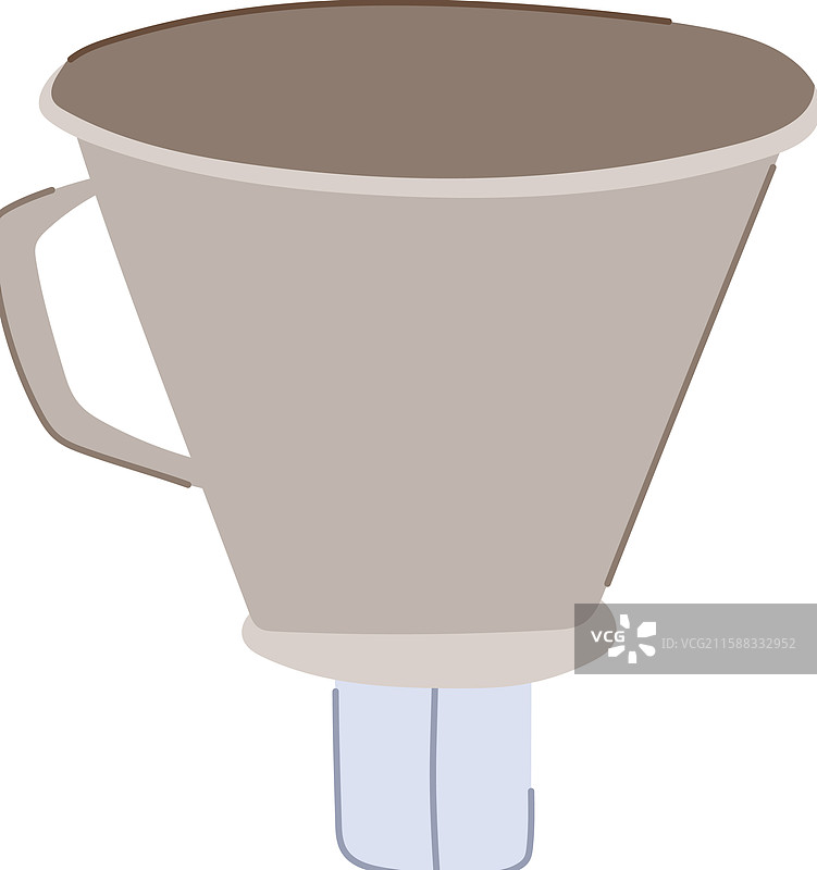 可重复使用的咖啡过滤器卡通图案图片素材