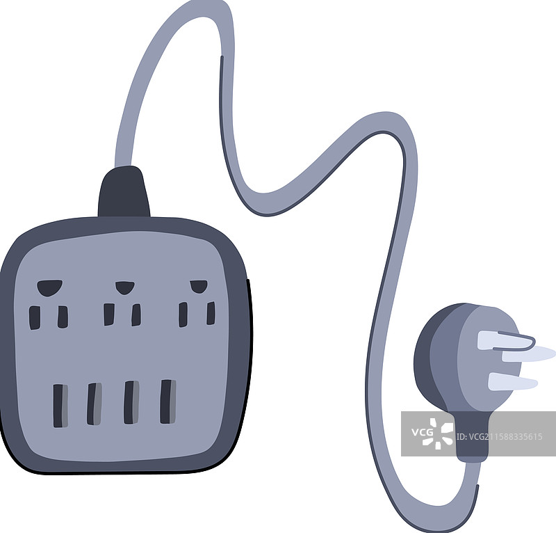 智能卡通插线板图片素材