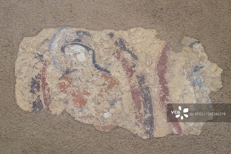 新疆-和田地区-策勒县-达玛沟佛教遗址图片素材