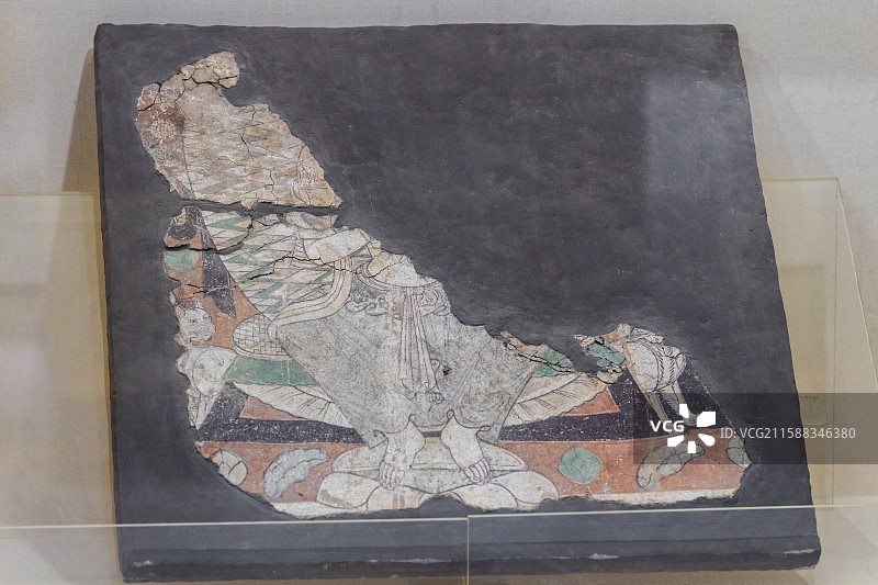 新疆-和田地区-策勒县-达玛沟佛教遗址图片素材