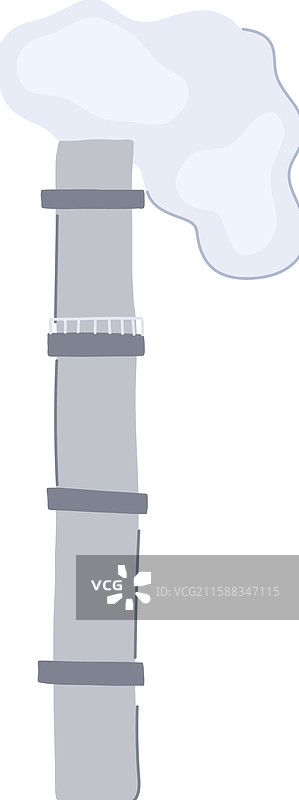 工业烟囱卡通图像图片素材