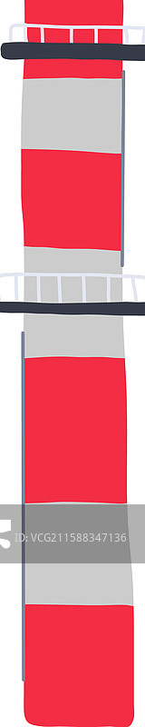 工业烟囱污染卡通图图片素材