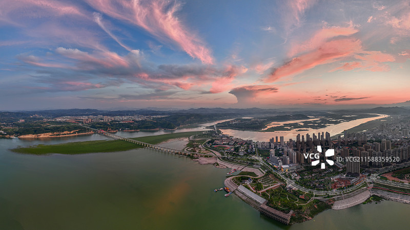 汉江新城图片素材