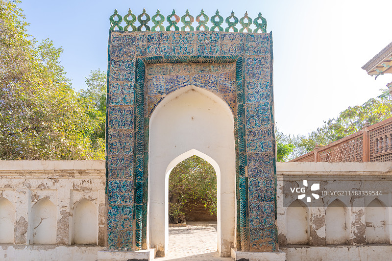 新疆-喀什地区-莎车县-莎车老城-叶尔羌汗国王陵图片素材