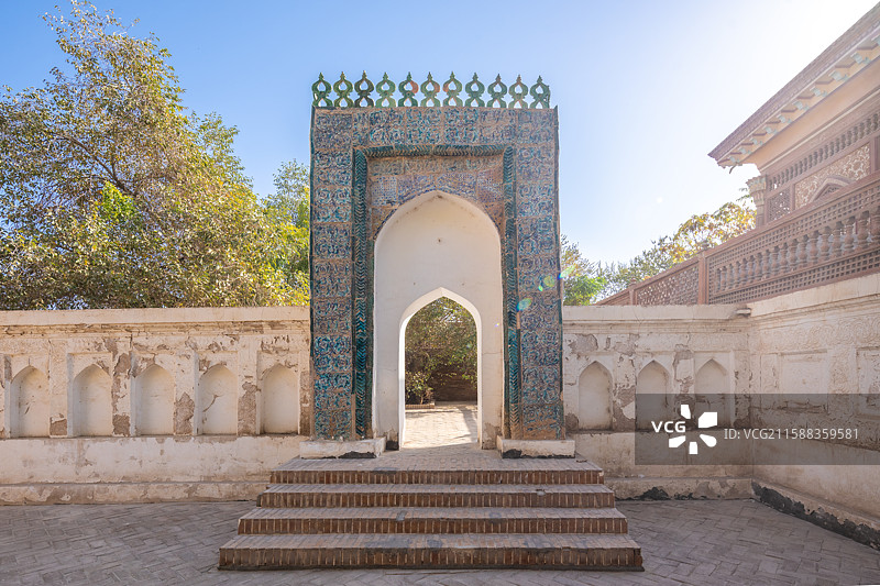 新疆-喀什地区-莎车县-莎车老城-叶尔羌汗国王陵图片素材