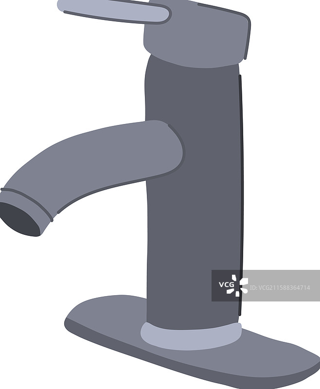 节水龙头卡通图案图片素材