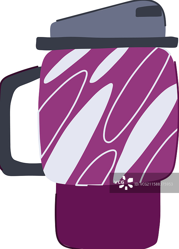耐用的可重复使用卡通咖啡杯图片素材