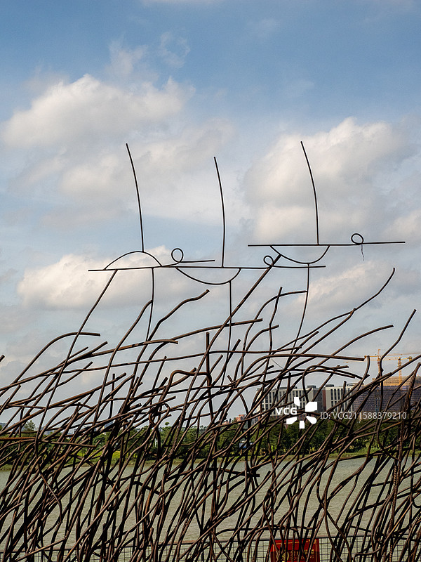 广州紫泥堂创意园内部景观，原国营紫坭糖厂内部景观图片素材