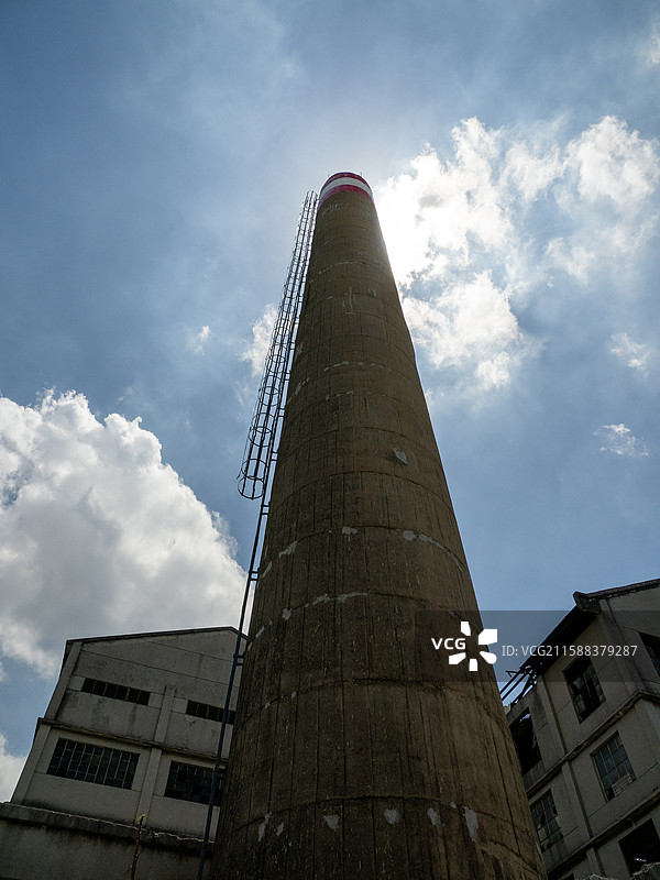 广州紫泥堂创意园内部景观，原国营紫坭糖厂内部景观图片素材