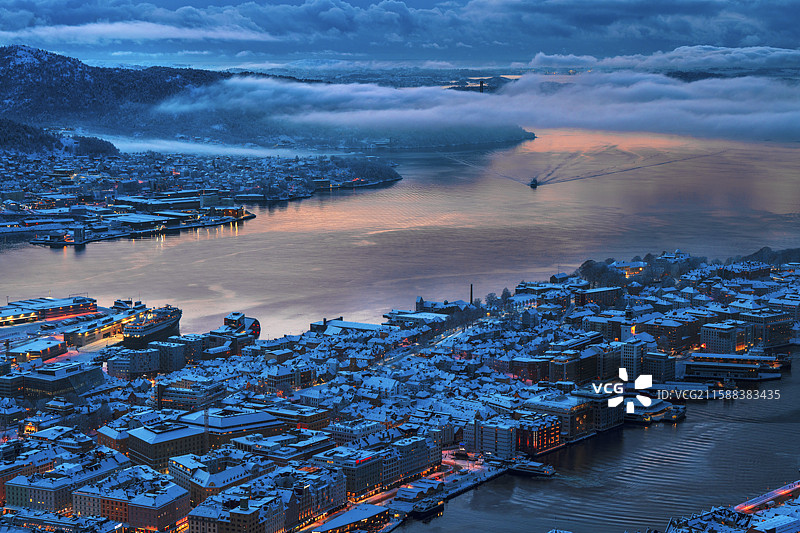 挪威卑尔根风光图片素材