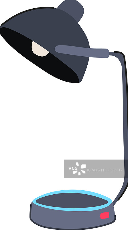 无线充电灯的卡通形象图片素材