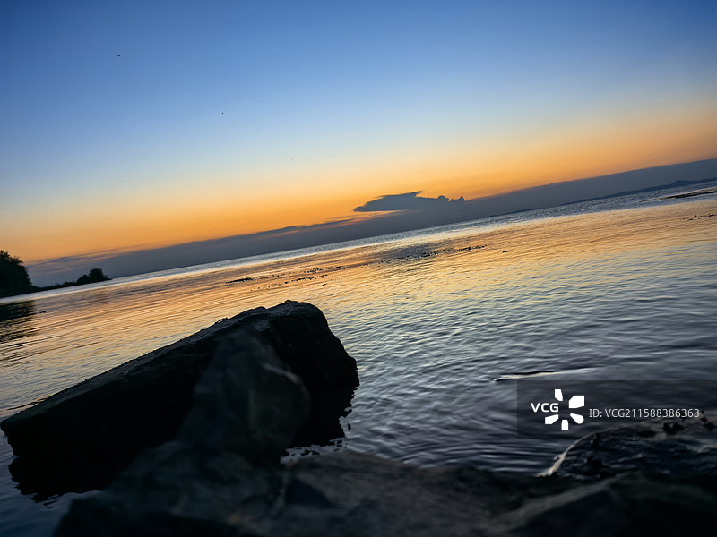 吴中光福冲山岛日落随拍相关图片素材