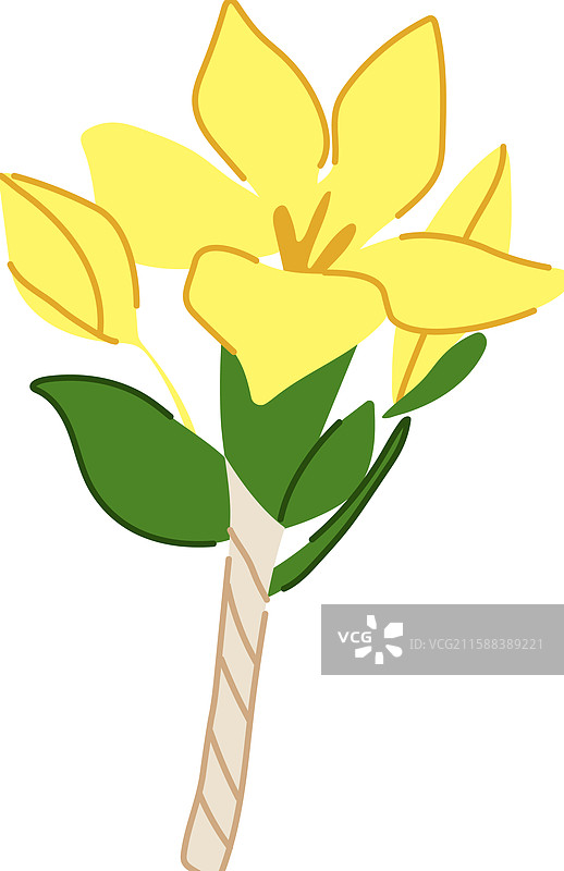 新郎胸花卡通图案图片素材