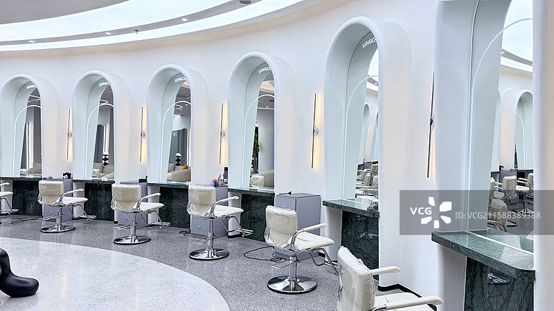 现代美容美发馆内装饰图片素材