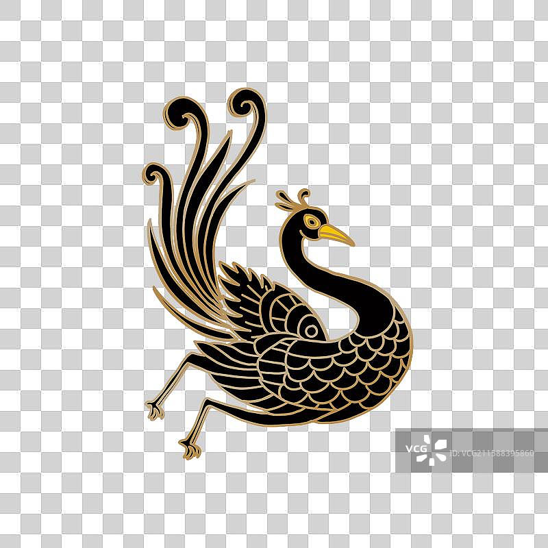 精美中式风格凤凰图案图片素材