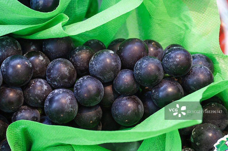 清甜爆汁巨峰葡萄图片素材