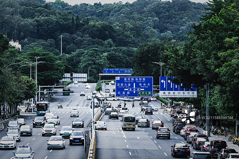 笋岗西路 深圳 福田图片素材
