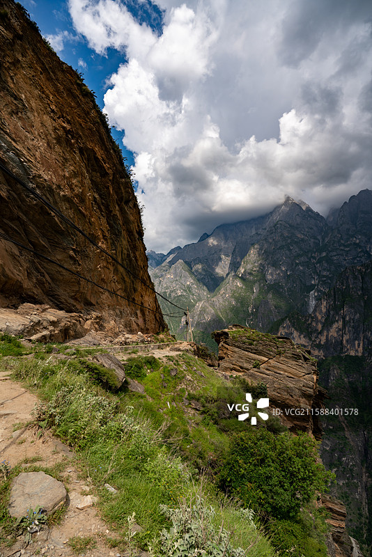 2025虎跳峡高路徒步图片素材