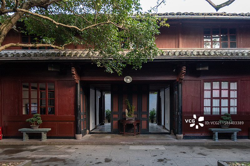 全国重点文物保护单位蒋氏故居蒋氏宗祠图片素材