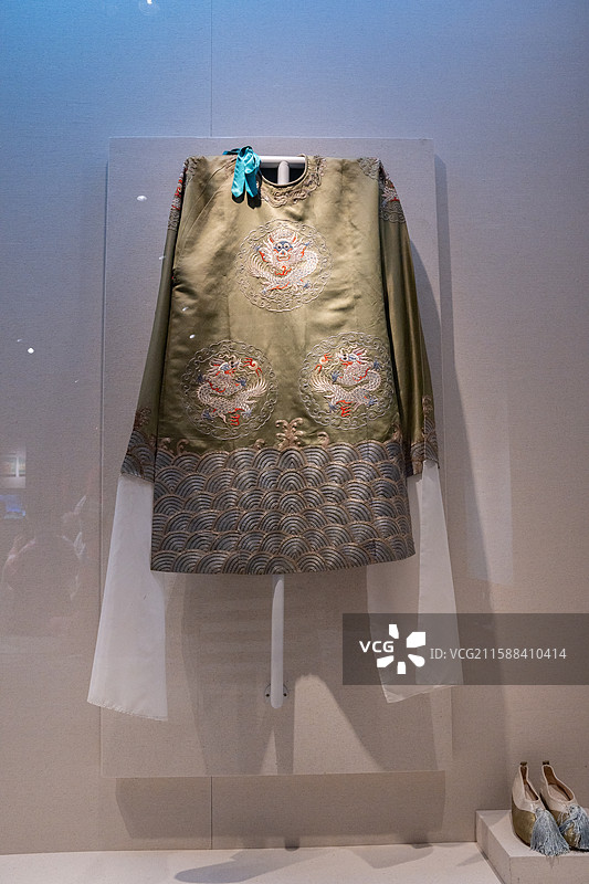 广州粤剧艺术博物馆里展示的戏服图片素材