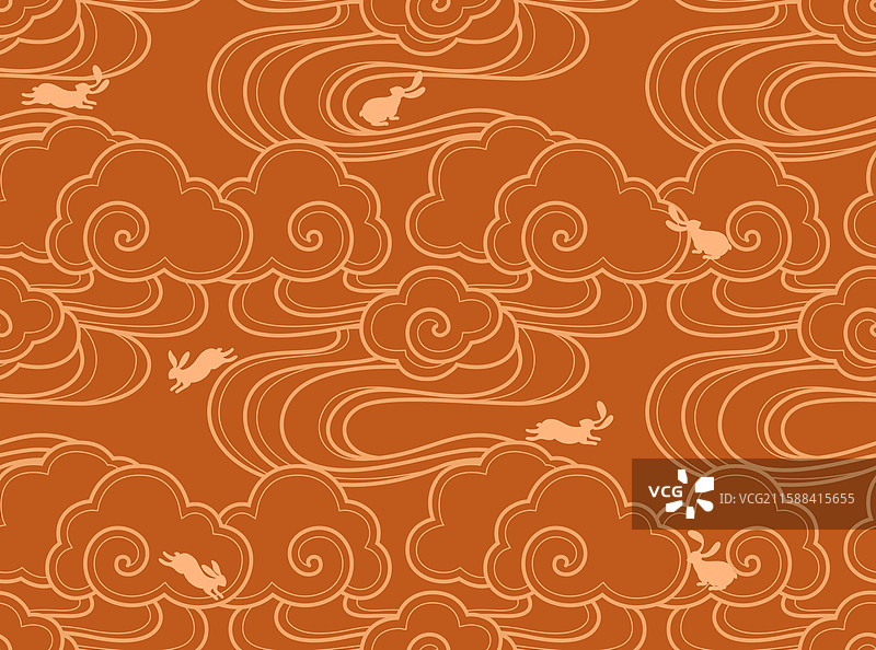 无缝祥云背景云纹底纹图案图片素材