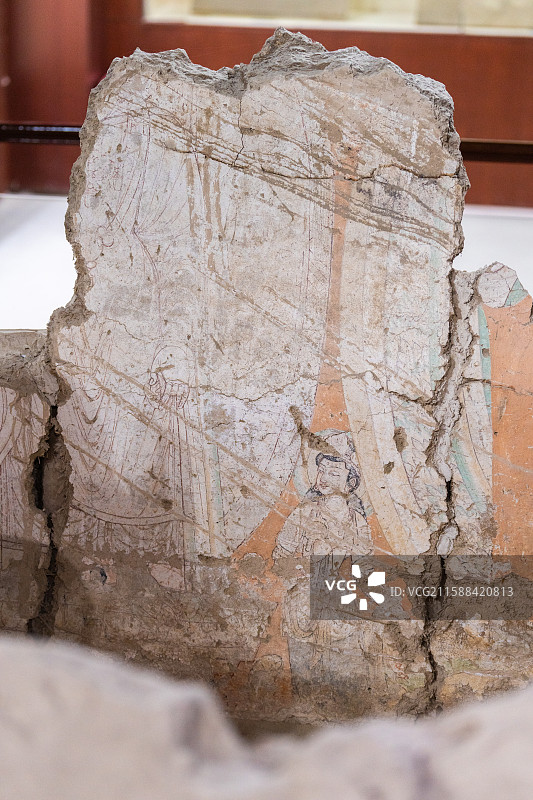 新疆-和田地区-策勒县-达玛沟佛教遗址图片素材