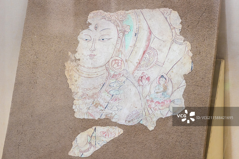 新疆-和田地区-策勒县-达玛沟佛教遗址图片素材