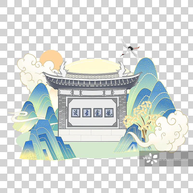 洱海龙龛码头图片素材