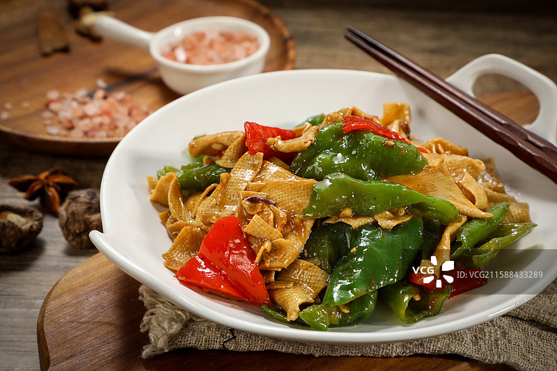 尖椒干豆腐图片素材
