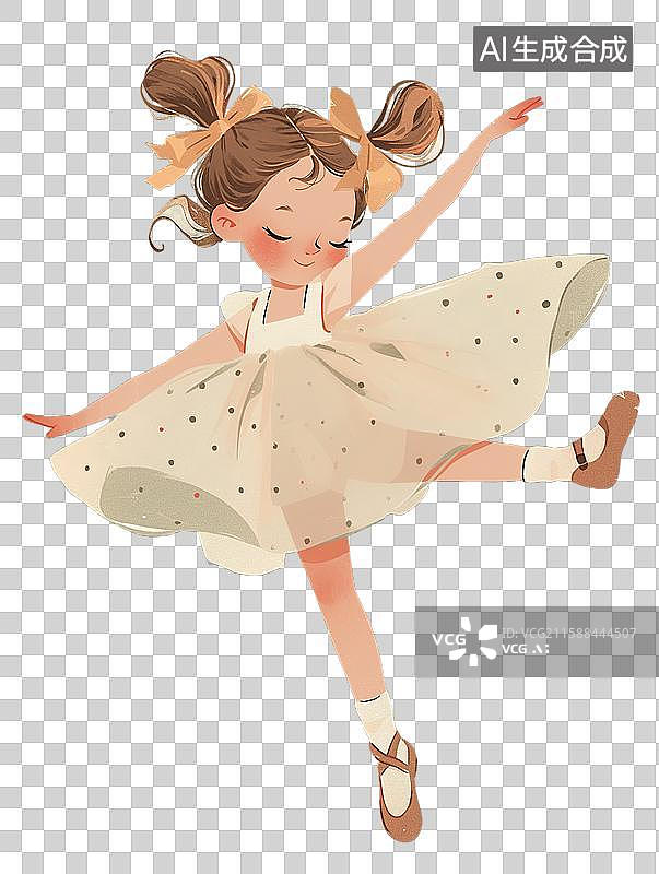 【AI数字艺术】芭蕾舞女孩图片素材