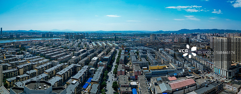 锦州 太和区 科技路 新区 小凌河 航拍图片素材