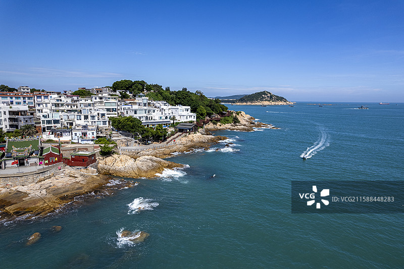 福建省漳州市东山岛景区海景民宿图片素材