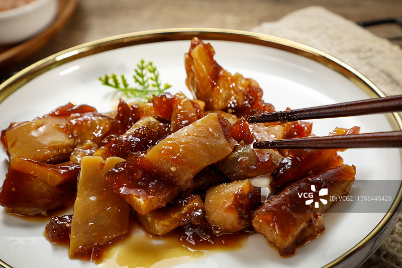 卤猪皮图片素材