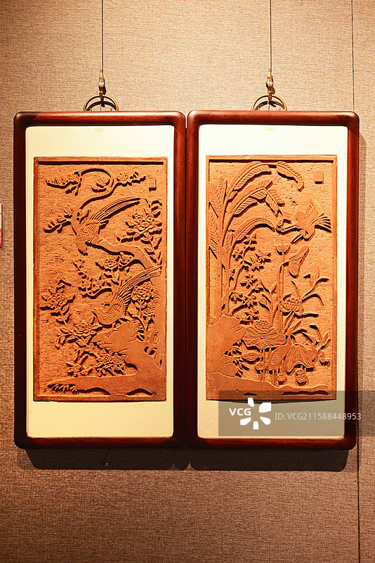 泉州 非遗 砖画 砖雕 砖刻 红砖图片素材