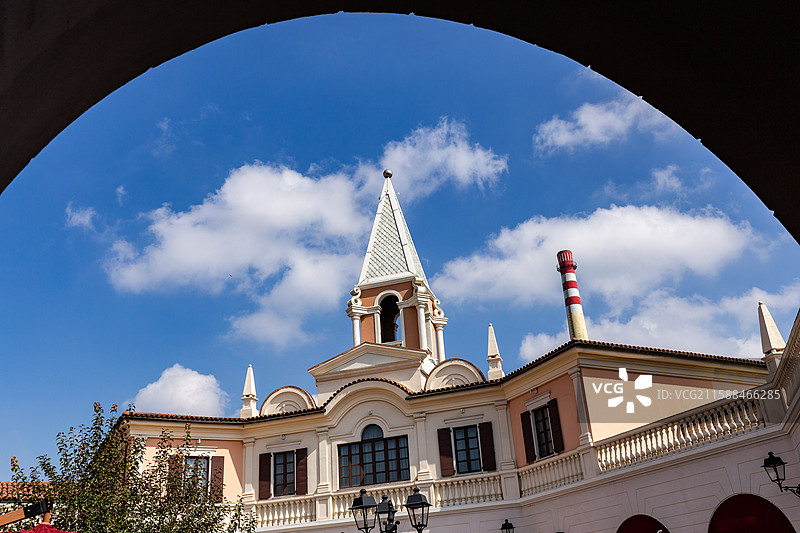 天津武清区京津名品奥特莱斯佛罗伦萨小镇图片素材