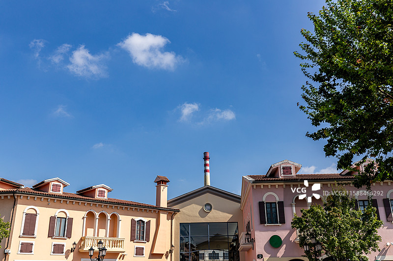 天津武清区京津名品奥特莱斯佛罗伦萨小镇图片素材