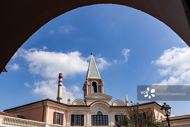 天津武清区京津名品奥特莱斯佛罗伦萨小镇图片素材