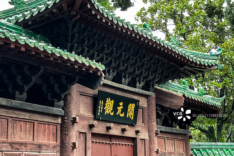 2025年8月13日，湖北荆州开元观。图片素材